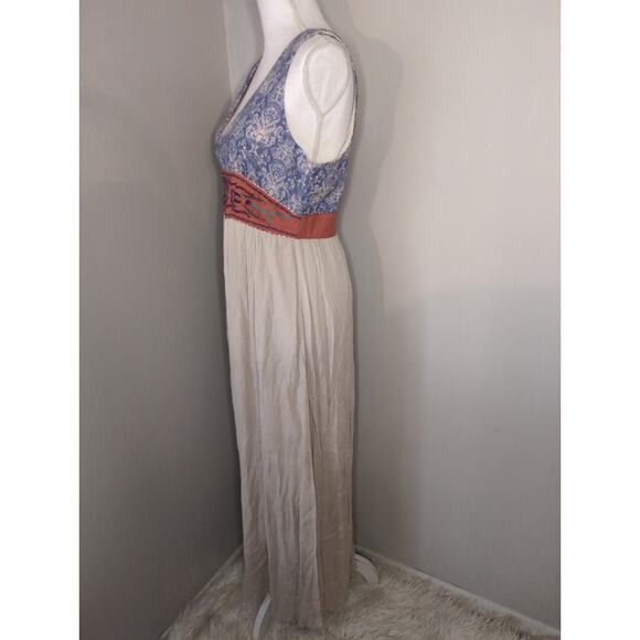 Flying Tomato boho embroidery maxi dress LG - Picture 3 of 8